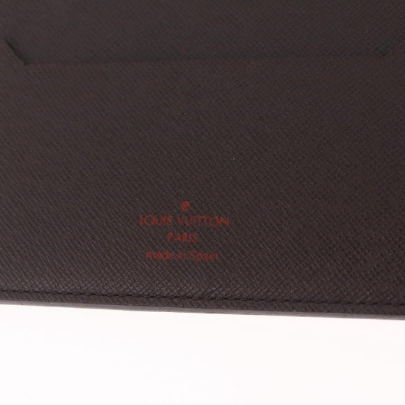 LOUIS VUITTON Damier Ebene Agenda Bureau Day Planner Cover R20702 Auth 210330A