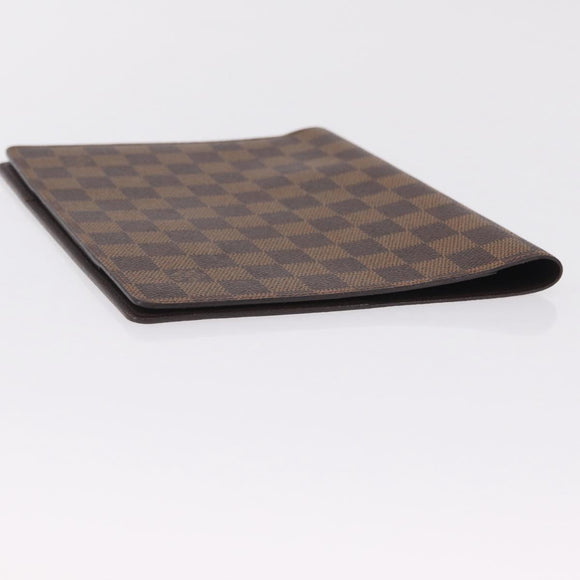 LOUIS VUITTON Damier Ebene Agenda Bureau Day Planner Cover R20702 Auth 210330A