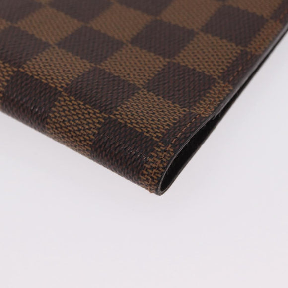 LOUIS VUITTON Damier Ebene Agenda Bureau Day Planner Cover R20702 Auth 210330A