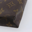 LOUIS VUITTON Monogram Poche Toilette 15 Pouch M47546 LV Auth 210331-11