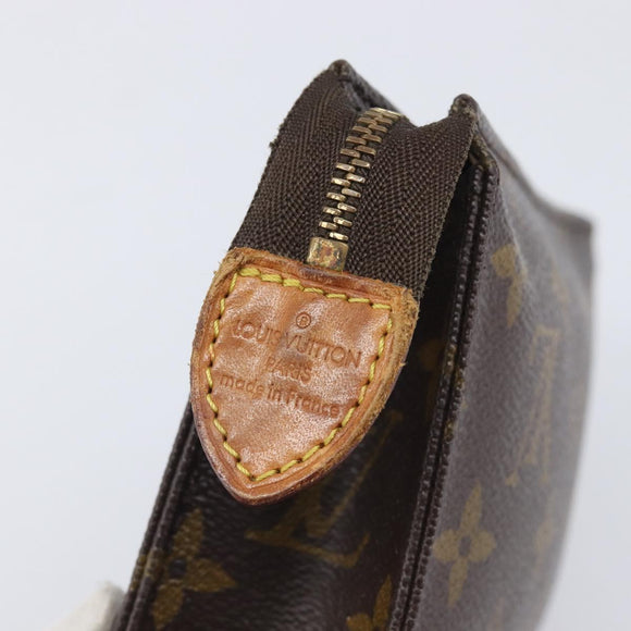LOUIS VUITTON Monogram Poche Toilette 15 Pouch M47546 LV Auth 210331