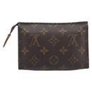 LOUIS VUITTON Monogram Poche Toilette 15 Pouch M47546 LV Auth 210331-3