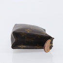 LOUIS VUITTON Monogram Poche Toilette 15 Pouch M47546 LV Auth 210331-4