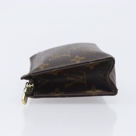 LOUIS VUITTON Monogram Poche Toilette 15 Pouch M47546 LV Auth 210331