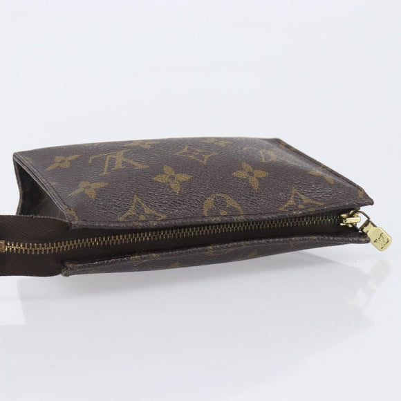 LOUIS VUITTON Monogram Poche Toilette 15 Pouch M47546 LV Auth 210331