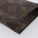 LOUIS VUITTON Monogram Poche Toilette 15 Pouch M47546 LV Auth 210331-8