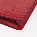 LOUIS VUITTON Epi Poche Toilette 15 Pouch Red LV Auth 210333-11