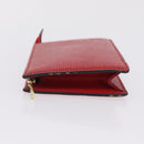 LOUIS VUITTON Epi Poche Toilette 15 Pouch Red LV Auth 210333-5