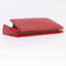 LOUIS VUITTON Epi Poche Toilette 15 Pouch Red LV Auth 210333-7