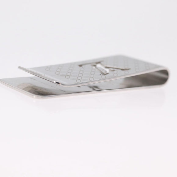 LOUIS VUITTON Pans Billets Champs Elysees Money Clip Silver M65041 Auth 210336A