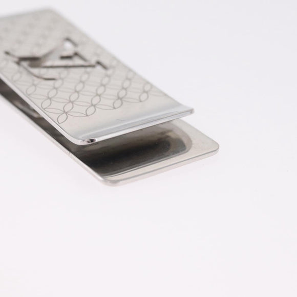 LOUIS VUITTON Pans Billets Champs Elysees Money Clip Silver M65041 Auth 210336A