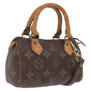 LOUIS VUITTON Monogram Mini Speedy Hand Bag M41534 LV Auth 210337-1