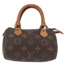 LOUIS VUITTON Monogram Mini Speedy Hand Bag M41534 LV Auth 210337-13