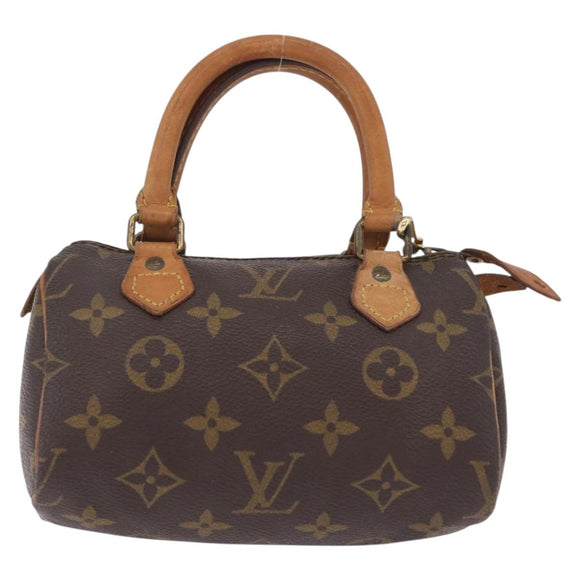 LOUIS VUITTON Monogram Mini Speedy Hand Bag M41534 LV Auth 210337