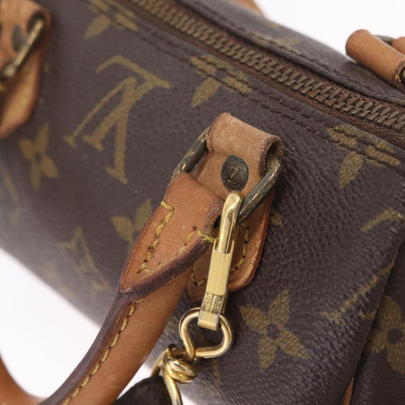 LOUIS VUITTON Monogram Mini Speedy Hand Bag M41534 LV Auth 210337
