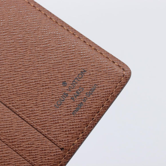 LOUIS VUITTON Monogram Porte Billets 6 Cartes Crdit Card Case M60929 Auth 210338A