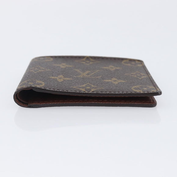 LOUIS VUITTON Monogram Porte Billets 6 Cartes Crdit Card Case M60929 Auth 210338A