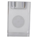 LOUIS VUITTON Candle Stand Glass Clear LV Auth 210339M-2
