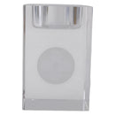 LOUIS VUITTON Candle Stand Glass Clear LV Auth 210339M-3