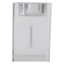 LOUIS VUITTON Candle Stand Glass Clear LV Auth 210339M-4