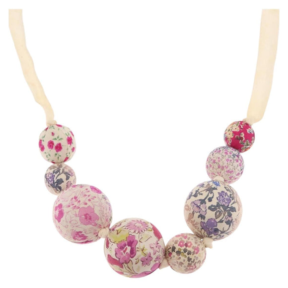 LOUIS VUITTON Necklace Canvas Multicolor LV Auth 210341