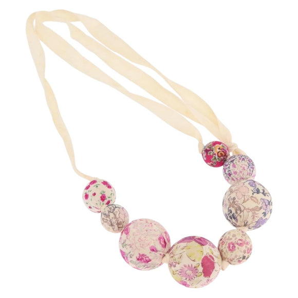 LOUIS VUITTON Necklace Canvas Multicolor LV Auth 210341
