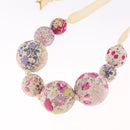 LOUIS VUITTON Necklace Canvas Multicolor LV Auth 210341-9