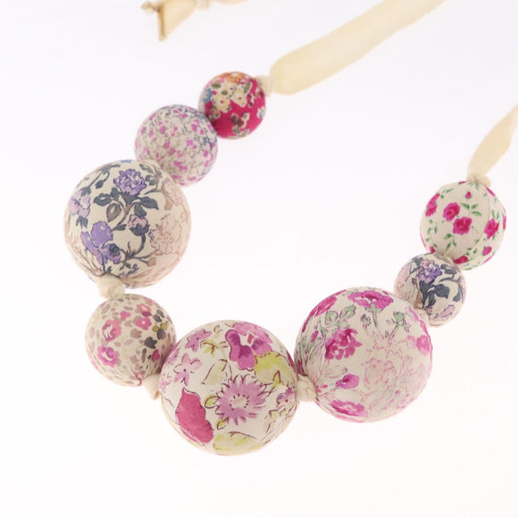 LOUIS VUITTON Necklace Canvas Multicolor LV Auth 210341