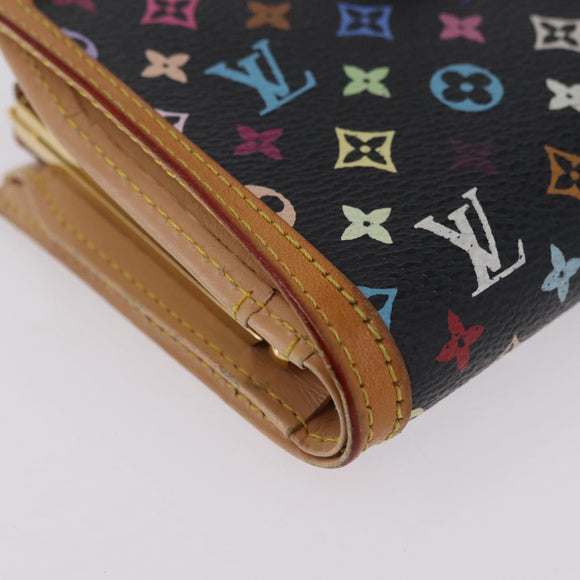 LOUIS VUITTON Monogram Multicolor Portefeuille Viennois M92988 Auth 210343A