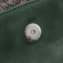 Vivienne Westwood Chain Shoulder Bag Leather Green Silver Auth 210344A-18