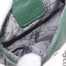 Vivienne Westwood Chain Shoulder Bag Leather Green Silver Auth 210344A-20