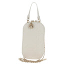 Christian Dior Lady Dior Canage Phone Holder Chain Lamb Skin Auth 210345SAM-2