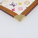 LOUIS VUITTON Monogram Multicolor Pochette Cles Purse White M92655 Auth 210347-11