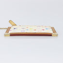 LOUIS VUITTON Monogram Multicolor Pochette Cles Purse White M92655 Auth 210347-7