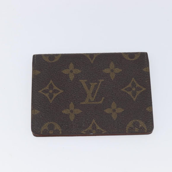 LOUIS VUITTON Epi Monogram Wallet 4 Set Yellow Black LV Auth 210348