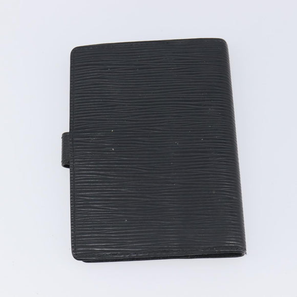 LOUIS VUITTON Epi Monogram Wallet 4 Set Yellow Black LV Auth 210348
