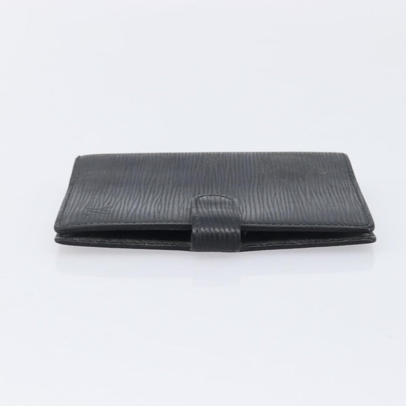LOUIS VUITTON Epi Monogram Wallet 4 Set Yellow Black LV Auth 210348