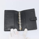 LOUIS VUITTON Epi Monogram Wallet 4 Set Yellow Black LV Auth 210348-25