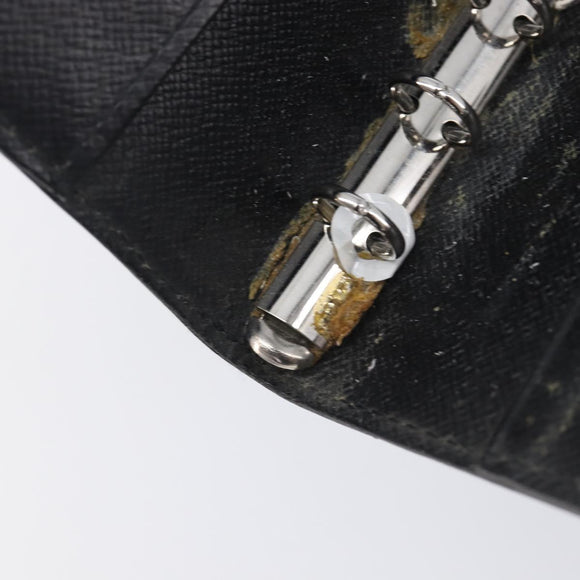 LOUIS VUITTON Epi Monogram Wallet 4 Set Yellow Black LV Auth 210348