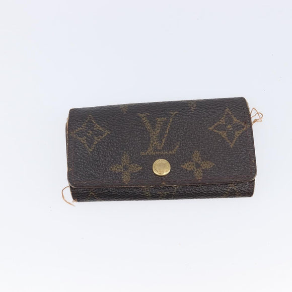 LOUIS VUITTON Epi Monogram Wallet 4 Set Yellow Black LV Auth 210348