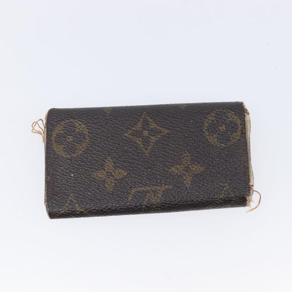 LOUIS VUITTON Epi Monogram Wallet 4 Set Yellow Black LV Auth 210348
