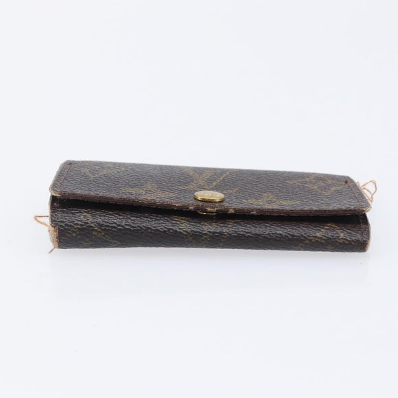 LOUIS VUITTON Epi Monogram Wallet 4 Set Yellow Black LV Auth 210348
