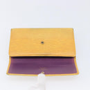 LOUIS VUITTON Epi Monogram Wallet 4 Set Yellow Black LV Auth 210348-8