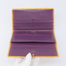 LOUIS VUITTON Epi Monogram Wallet 4 Set Yellow Black LV Auth 210348-9