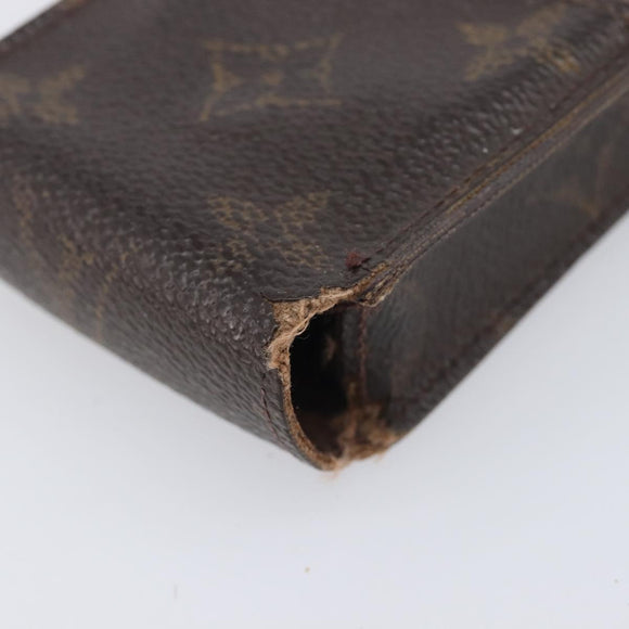 LOUIS VUITTON Epi Monogram Wallet 4 Set Green Red LV Auth 210349