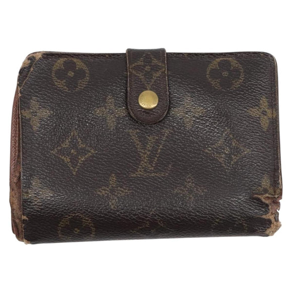 LOUIS VUITTON Epi Monogram Wallet 4 Set Green Red LV Auth 210349