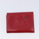 LOUIS VUITTON Epi Monogram Wallet 4 Set Green Red LV Auth 210349-20