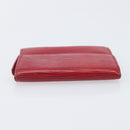 LOUIS VUITTON Epi Monogram Wallet 4 Set Green Red LV Auth 210349-23