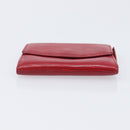LOUIS VUITTON Epi Monogram Wallet 4 Set Green Red LV Auth 210349-24