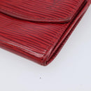 LOUIS VUITTON Epi Monogram Wallet 4 Set Green Red LV Auth 210349-25